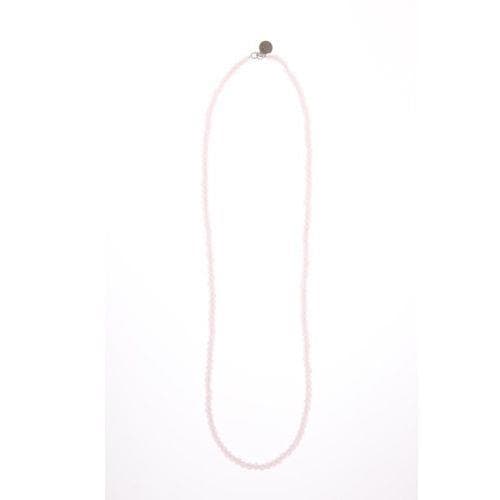 Oxxo Design Lang Halskæde - Rose quartz