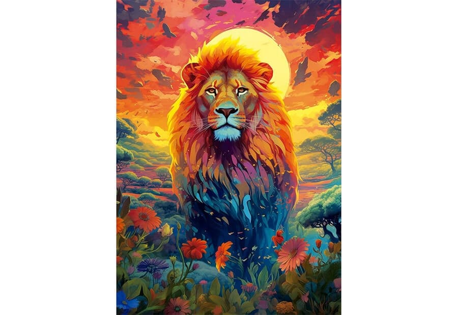 Majestic Lion Stare
