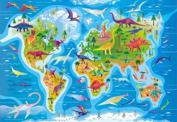 Dinosaurs Map