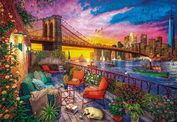 Manhattan Balcony Sunset