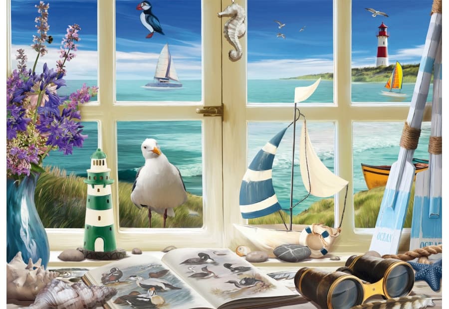 Study by the Sea
