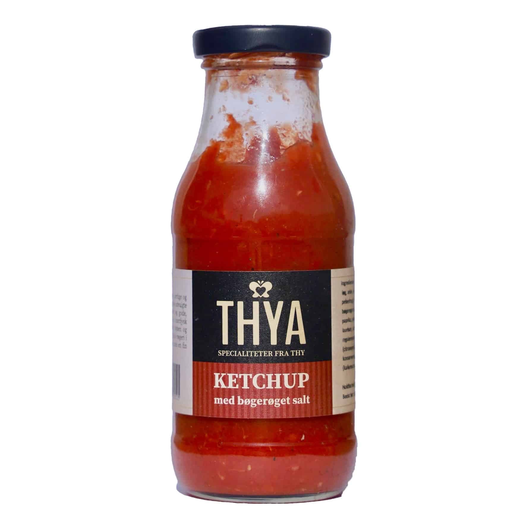 Thya, Ketchup med bøgerøget salt
