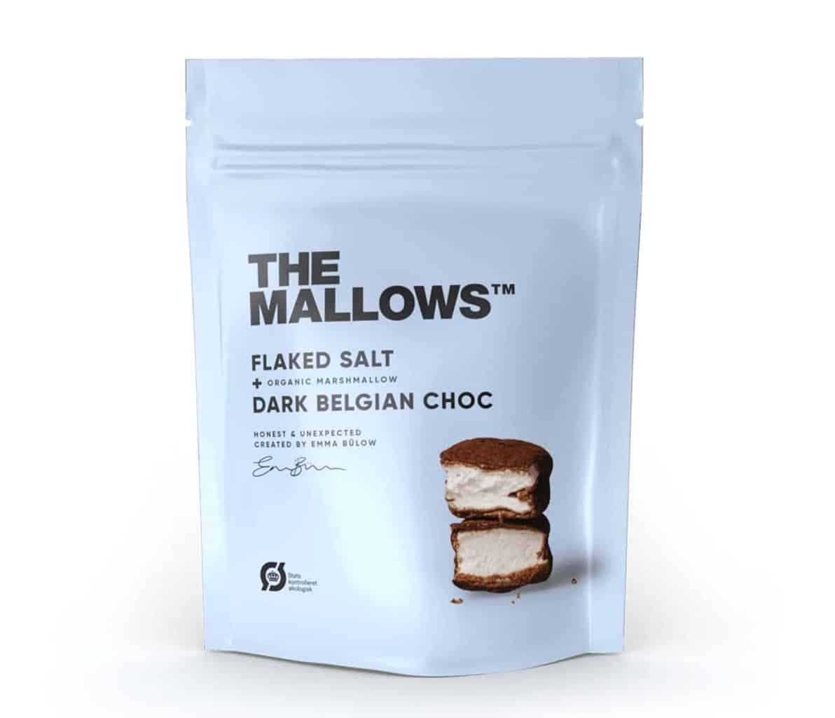 The Mallows, Flaked Salt  Skumfiduser Med Mørk Chokolade & Salt