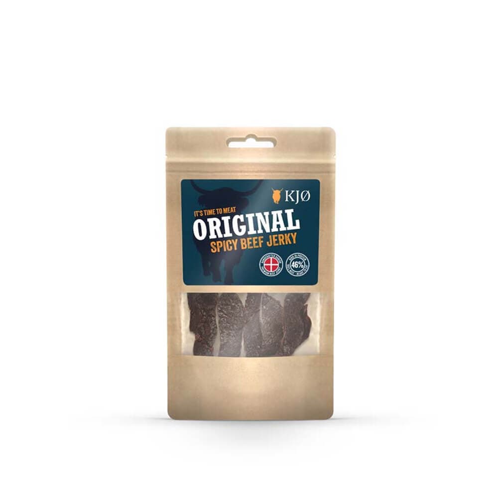KJØ, ORIGINAL Spicy Beef Jerky 25g