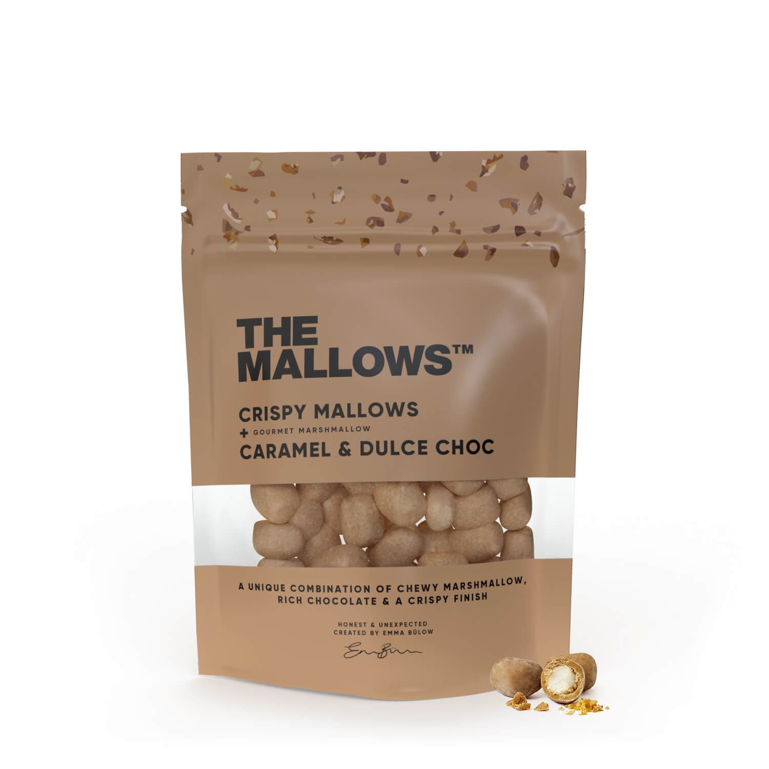 The Mallows, Crispy Mallows - Skumfiduser med karamel & Dulce Chokolade