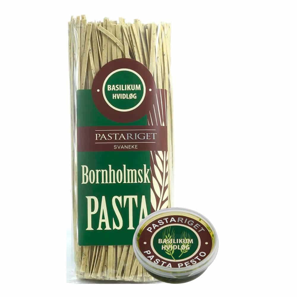 Pastariget, Basilikum Hvidløg Pasta + Basilikum Hvidløg Pesto