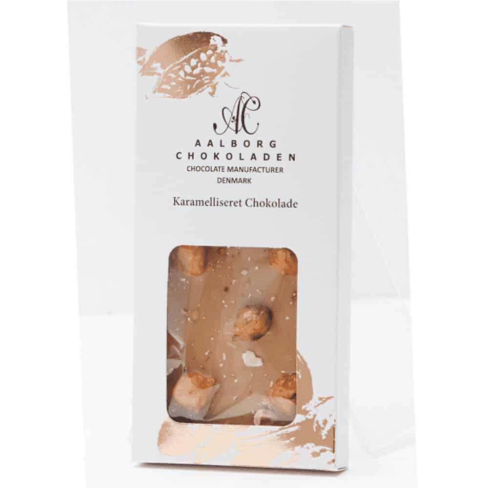 Aalborg Chokolade, Karamelliseret chokolade med hasselnødder