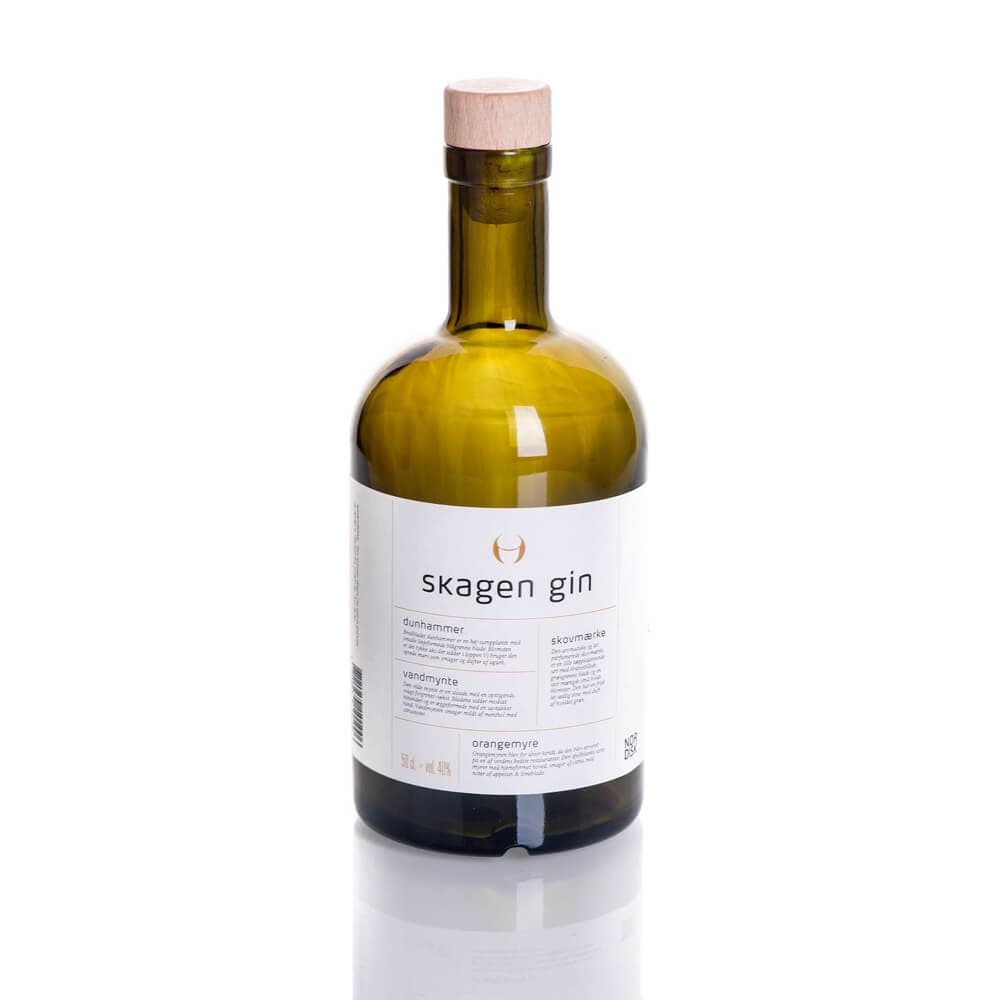 Noormann, Skagen Gin med Dunhammer, Vandmynte, Skovmærke & Orangemyrer