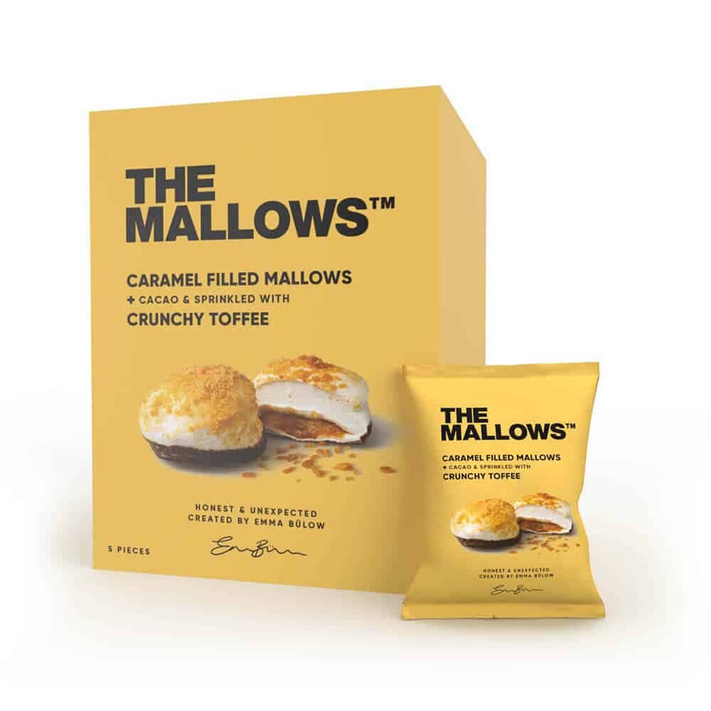 The Mallows, Caramel Filled Mallows med Crunchy Toffee - 5 stk