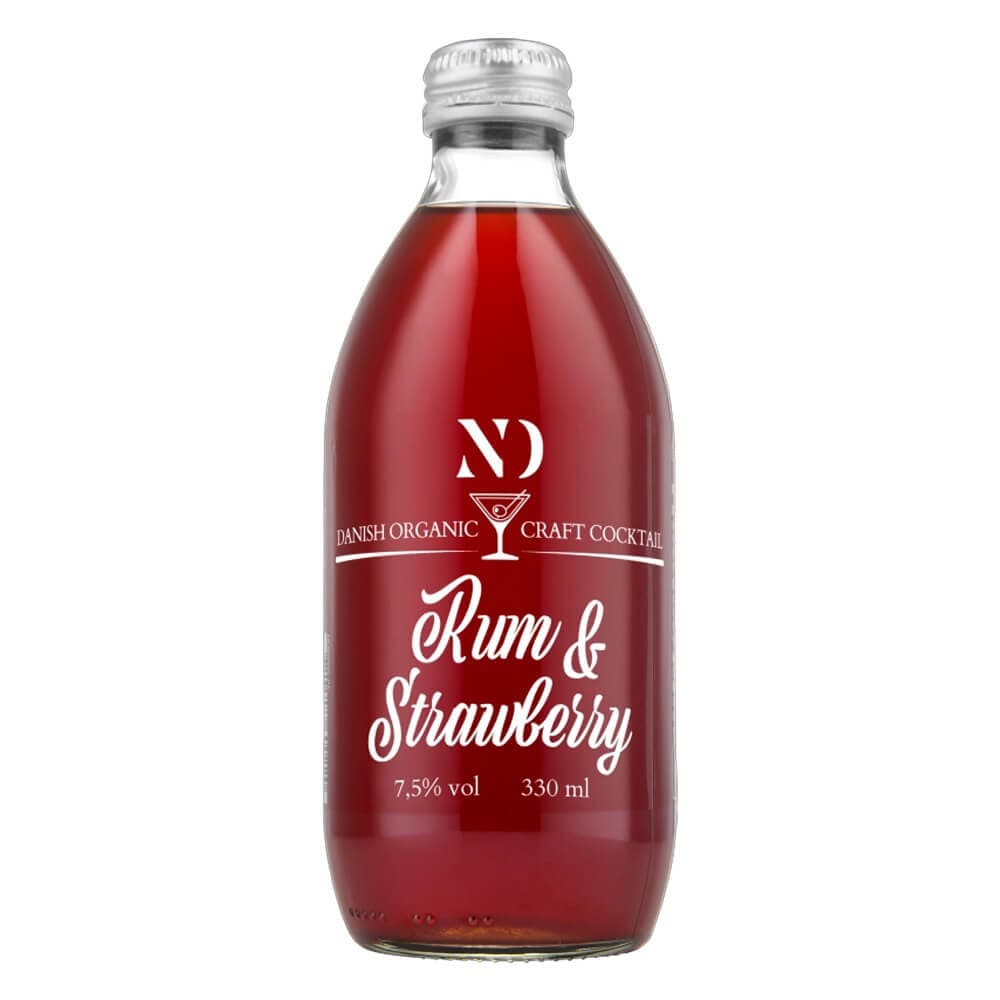 Nyborg Destilleri, Craft Cocktail - Rum & Strawberry