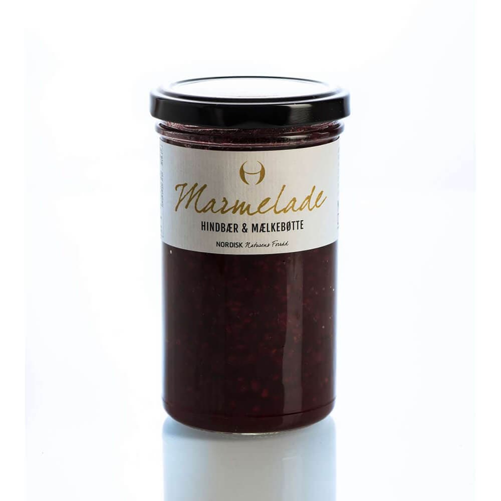 Noormann, Marmelade med Hindbær & Mælkebøtte