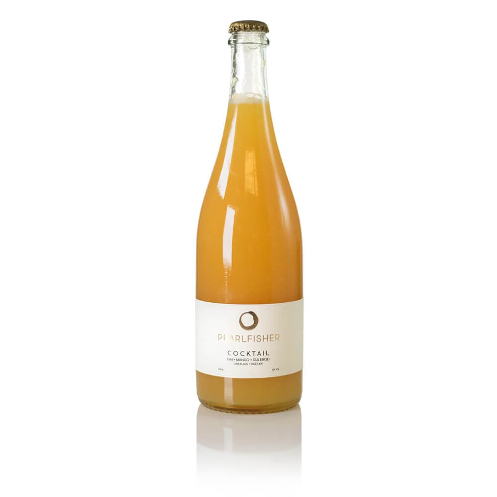 Noormann, Pearlfisher Cocktail med Gin, Mango, Gulerod, Limeblade & Ingefær
