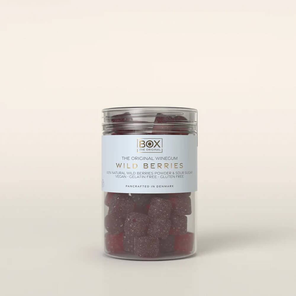 Box The Original, Tube  Just the winegum  Wild berries