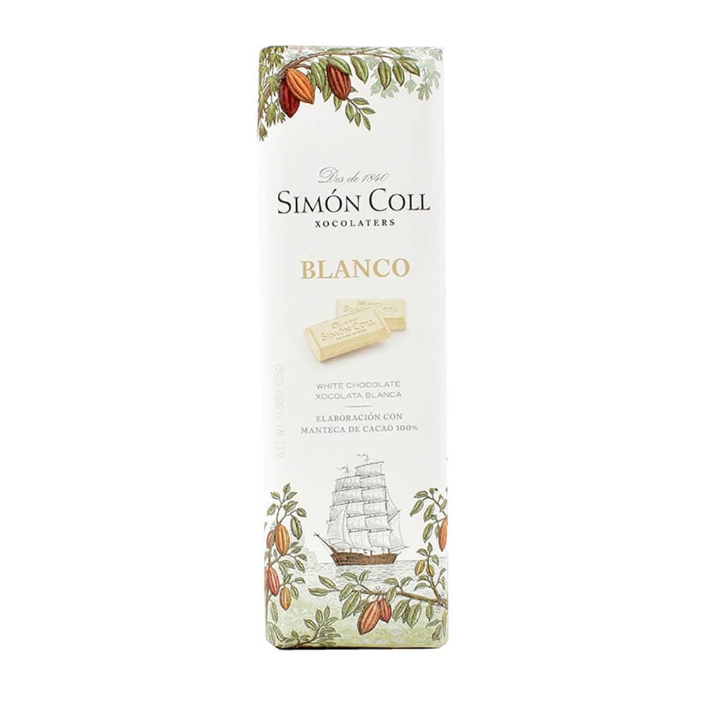 Simon Coll, Hvid chokolade - 25g