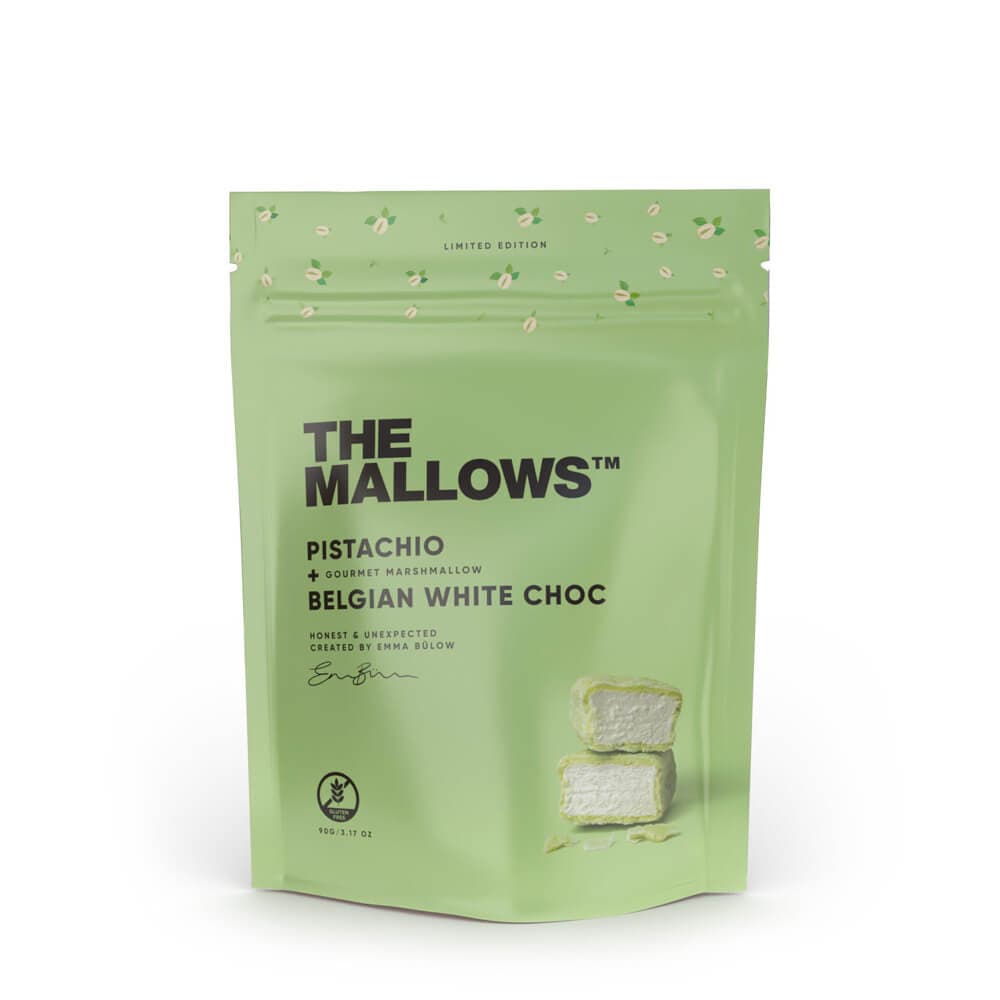 The Mallows, Pistachio skumfidus, pistacie og hvid chokolade