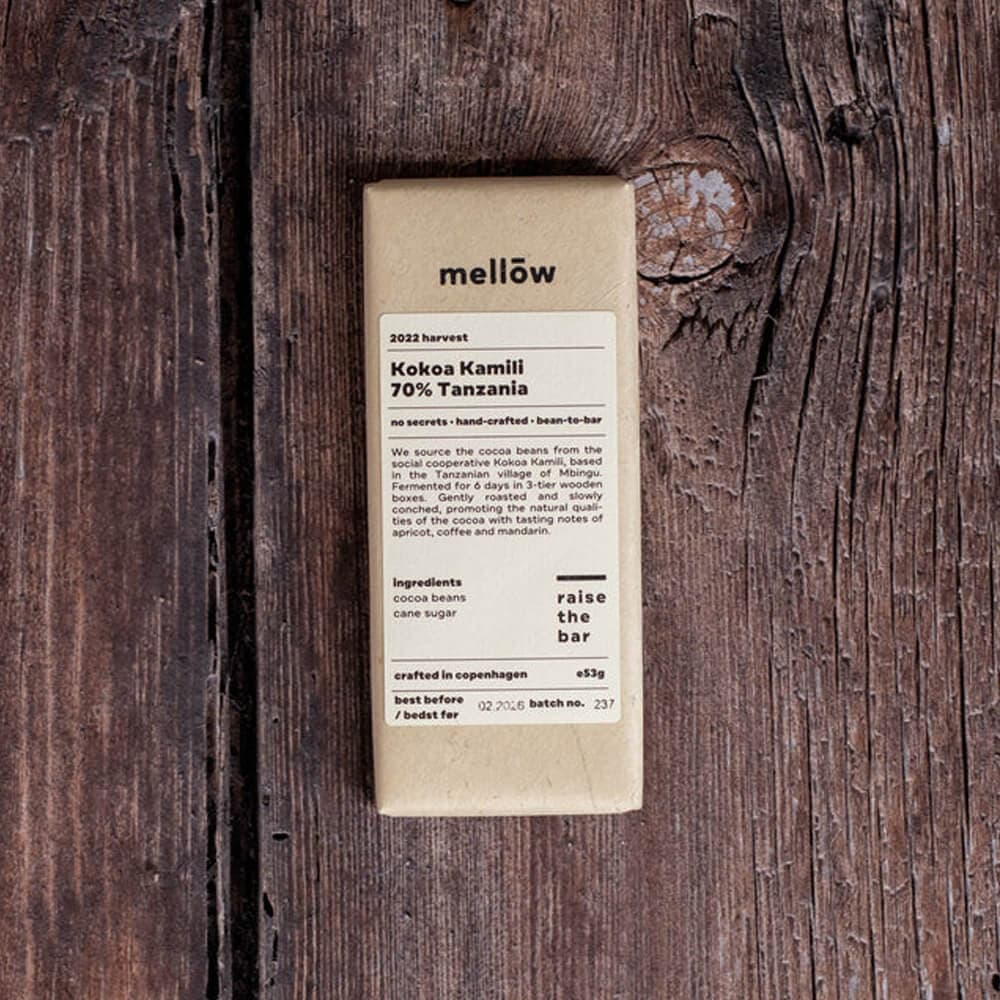Mellow Chocolate, 70% Kokoa Kamili, Tanzania