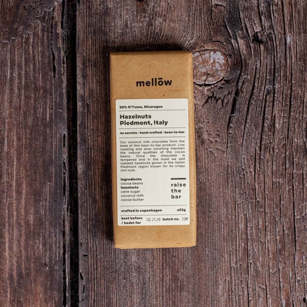 Mellow Chocolate, Hazelnuts, Piedmont Italy