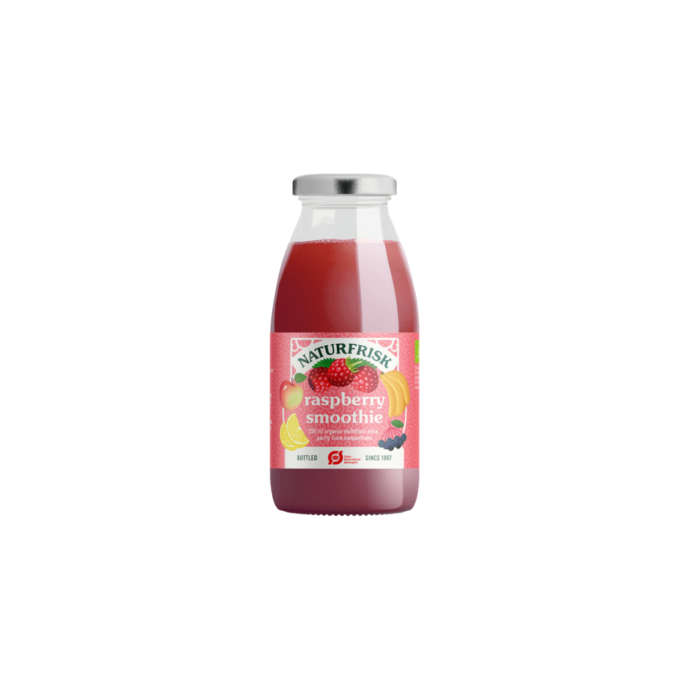 Naturfrisk-Raspberry smoothie