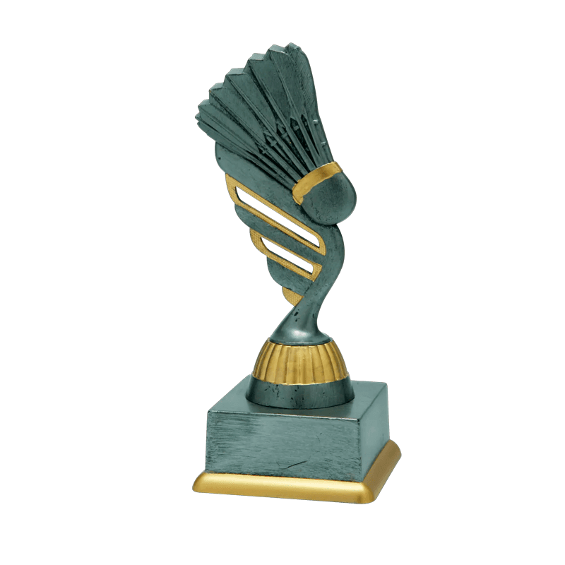 Sports pokal Badminton 18cm