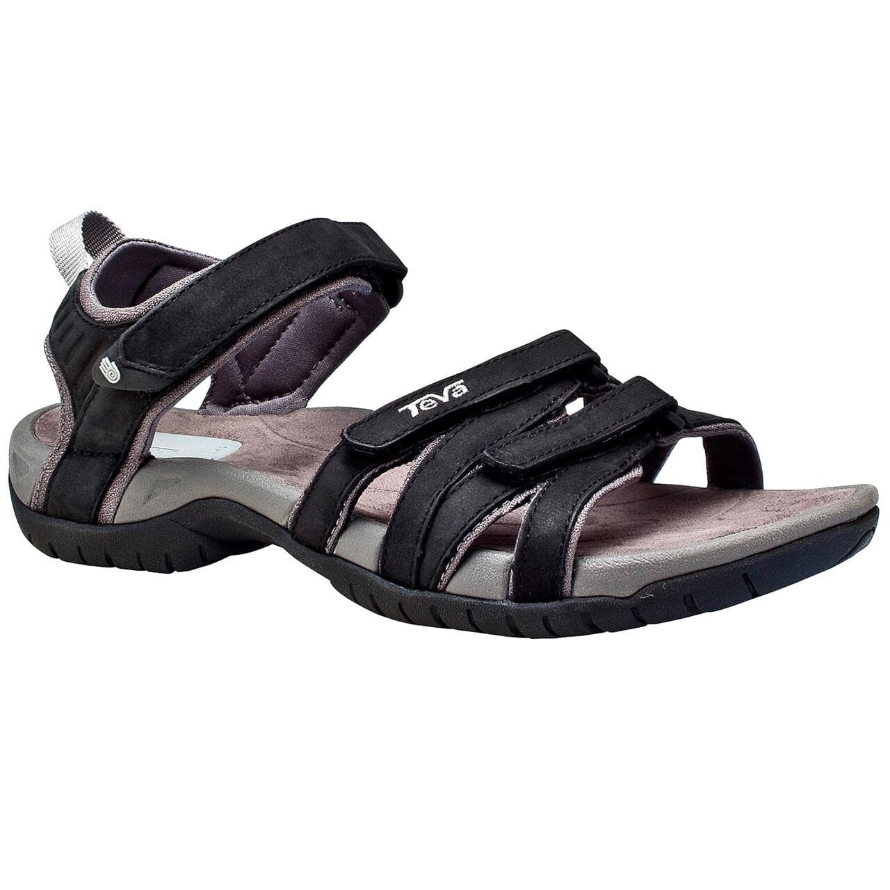 Teva Womens Tirra Leather (Sort (BLACK) 36)