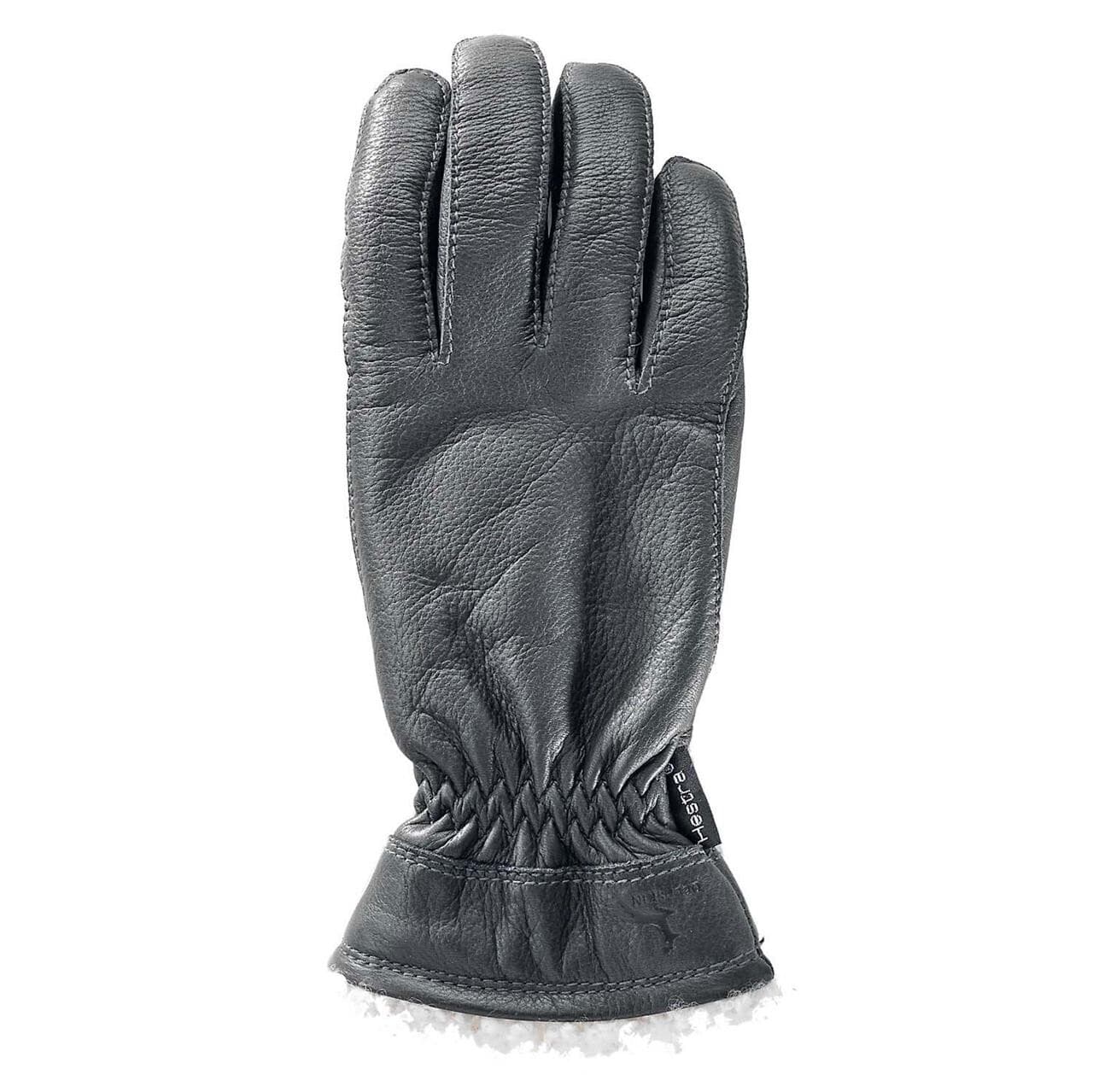 Hestra Womens Buvika Deerskin Primaloft (Sort (BLACK) 6)