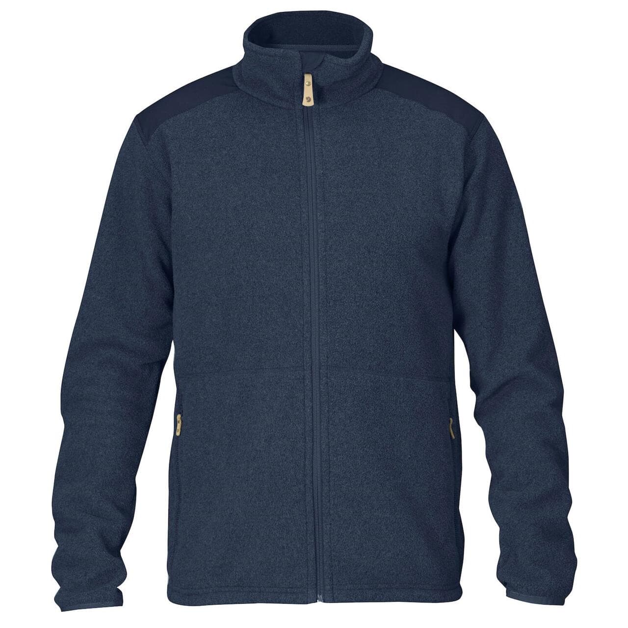 Fjällräven Mens Sten Fleece  (Blå (DARK NAVY/555) Medium)