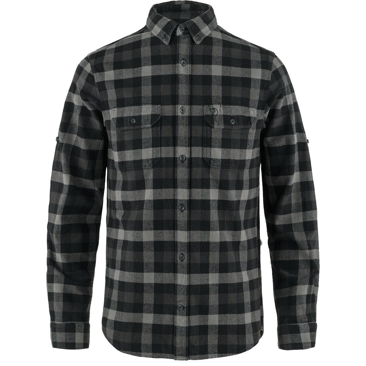 Fjällräven Mens Skog Shirt  (Sort (BLACK-GREY/550-020) Medium)