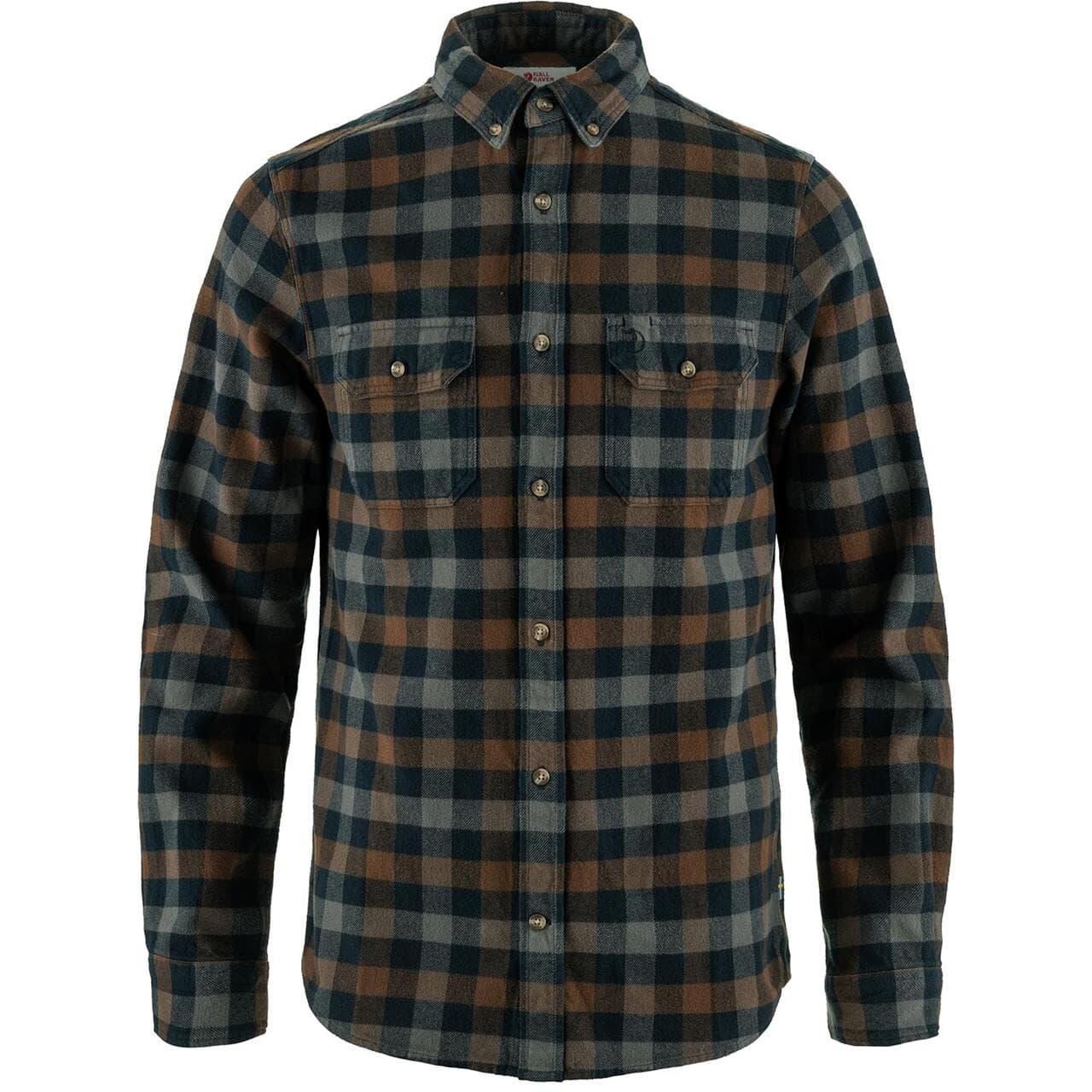 Fjällräven Mens Skog Shirt  (Blå (DARK NAVY-DARK OAK/555-299) Medium)