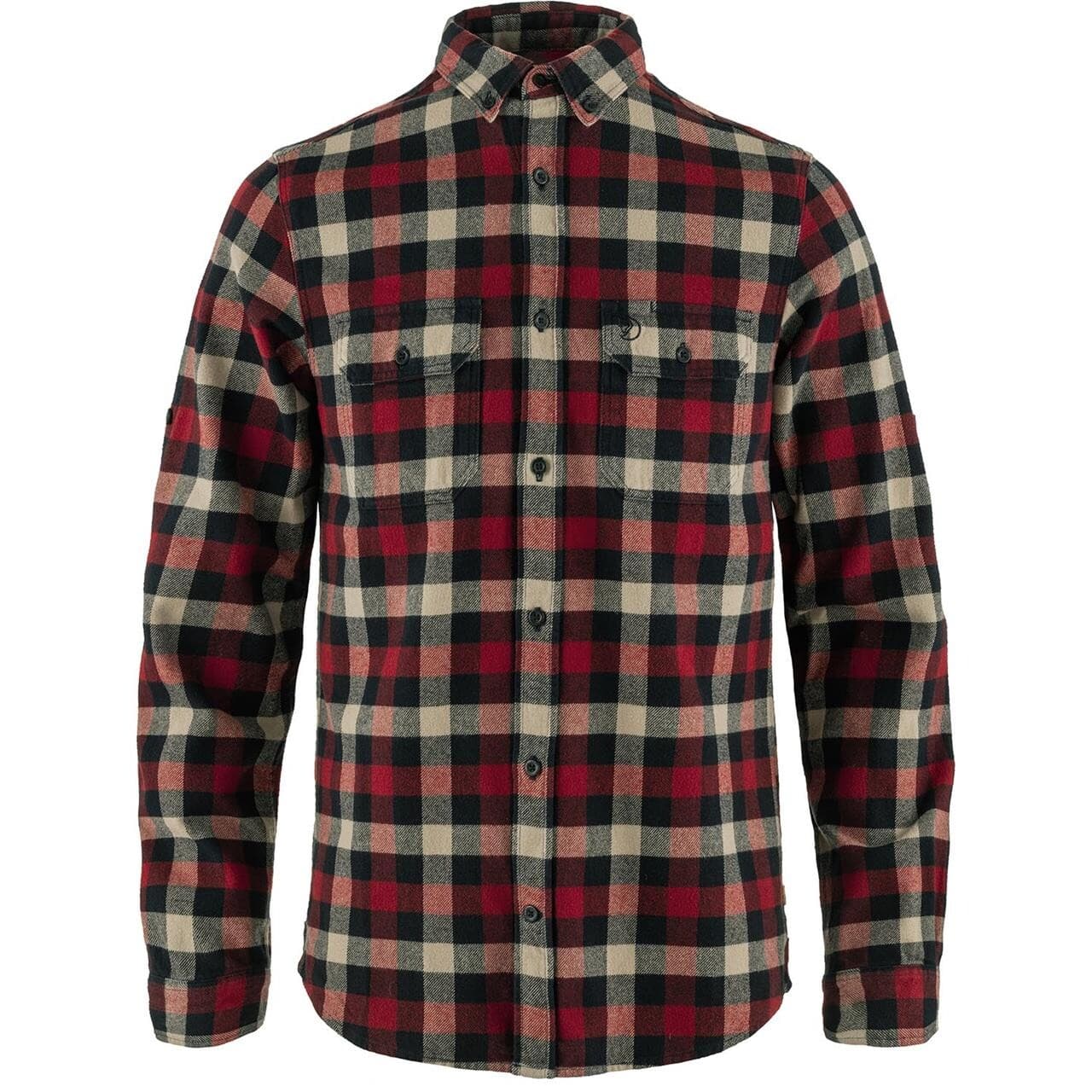 Fjällräven Mens Skog Shirt  (Blå (DARK NAVY-RED/555-320) Small)