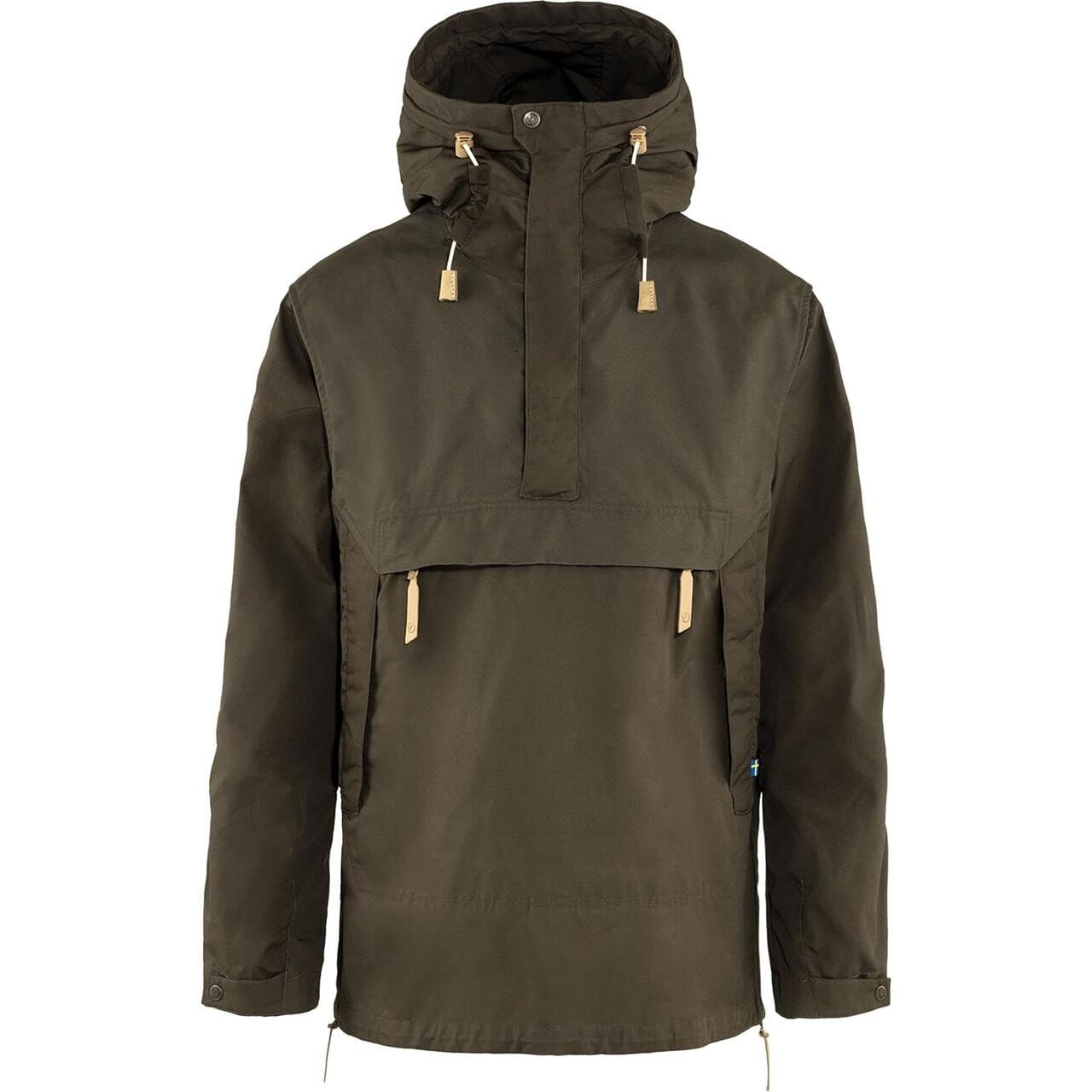 Fjällräven Mens Anorak No. 8  (Grøn (DARK OLIVE/633) Medium)
