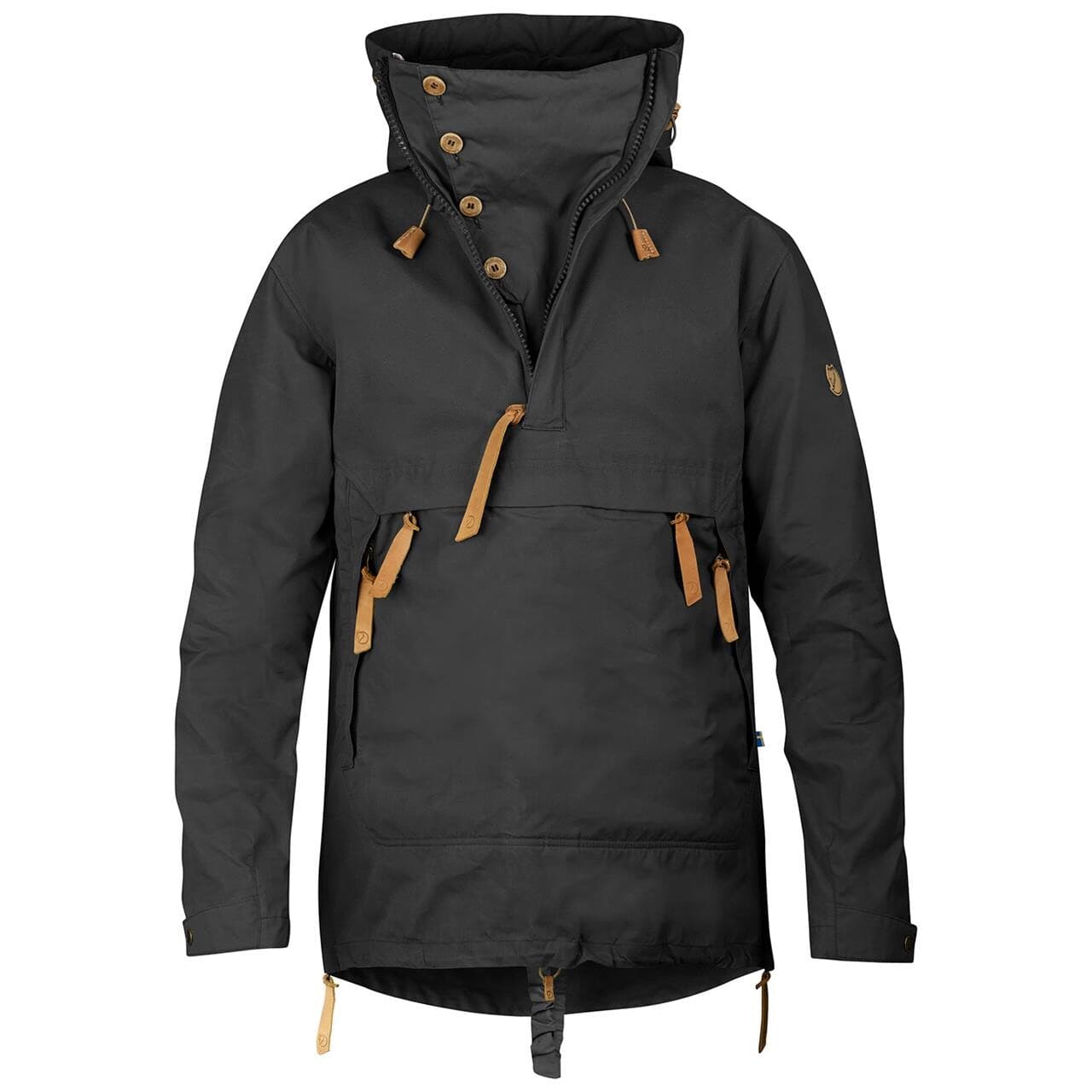 Fjällräven Mens Anorak No. 8  (Grå (DARK GREY/030) Small)