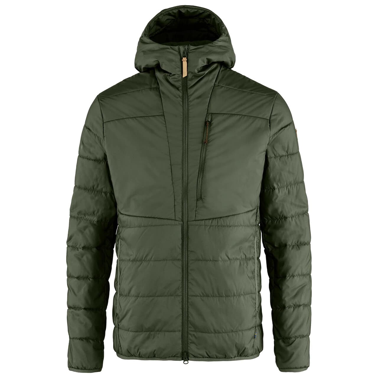 Fjällräven Mens Keb Padded Hoodie  (Grøn (DEEP FOREST/662) Large)