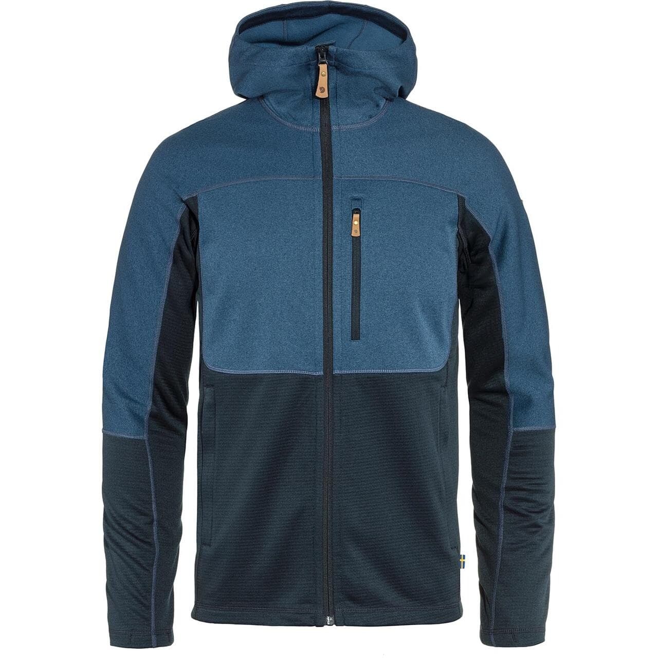 Fjällräven Mens Abisko Trail Fleece  (Blå (INDIGO BLUE-DARK NAVY/534-555) Small)