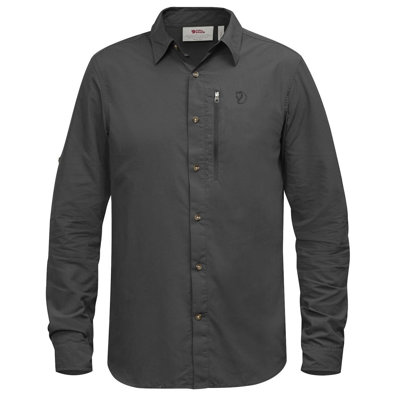 Fjällräven Mens Abisko Hike Shirt L/S  (Grå (DARK GREY/030) Medium)