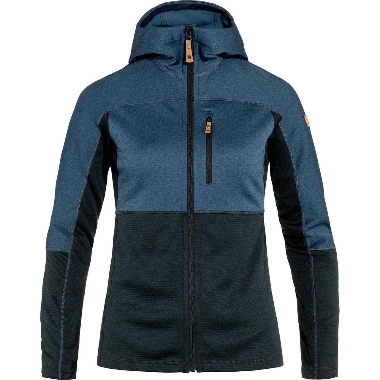 Fjällräven Womens Abisko Trail Fleece  (Blå (DARK NAVY-INDIGO BLUE/555-534) XX-small)