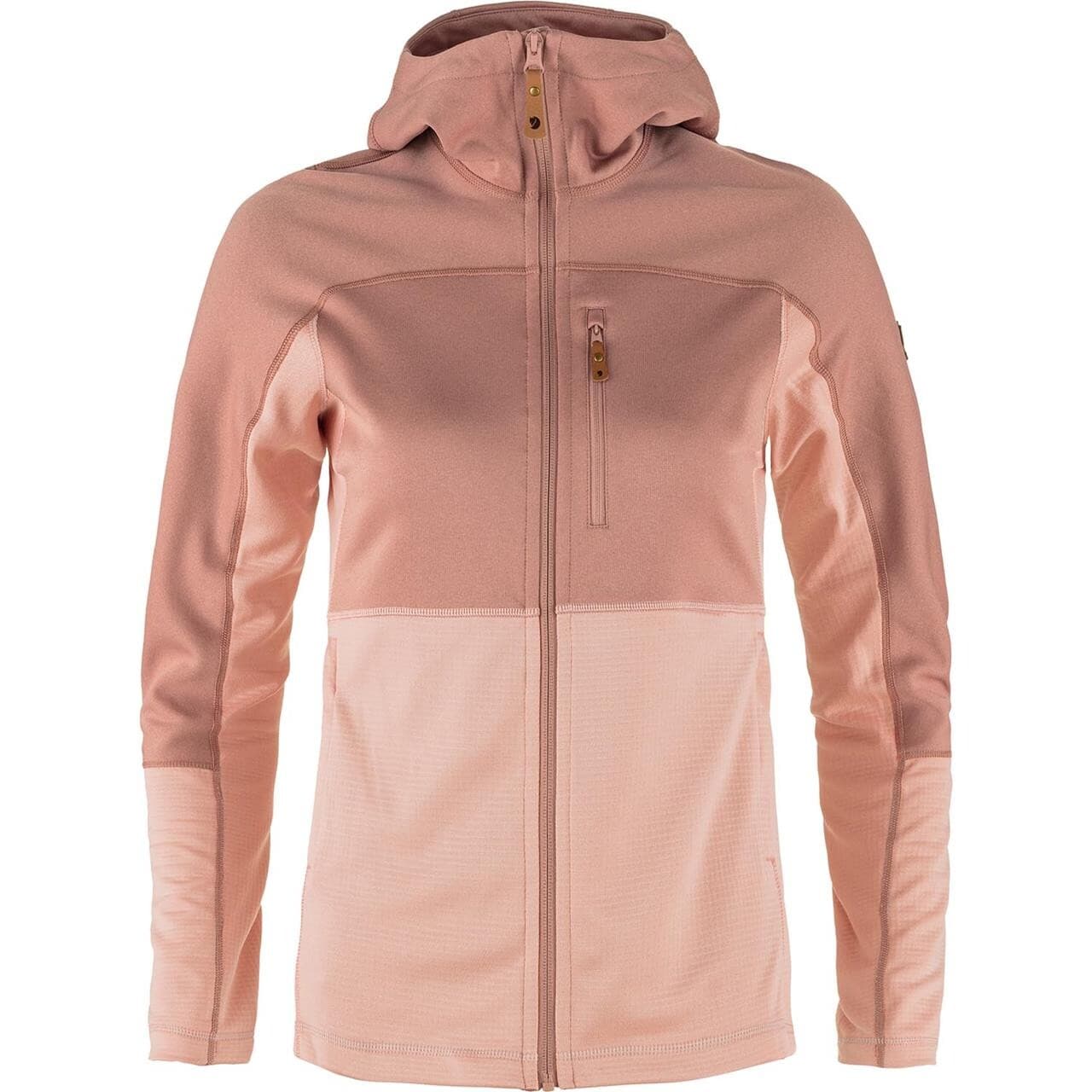 Fjällräven Womens Abisko Trail Fleece  (Lyserød (CHALK ROSE-DUSTY ROSE/302-300) Medium)