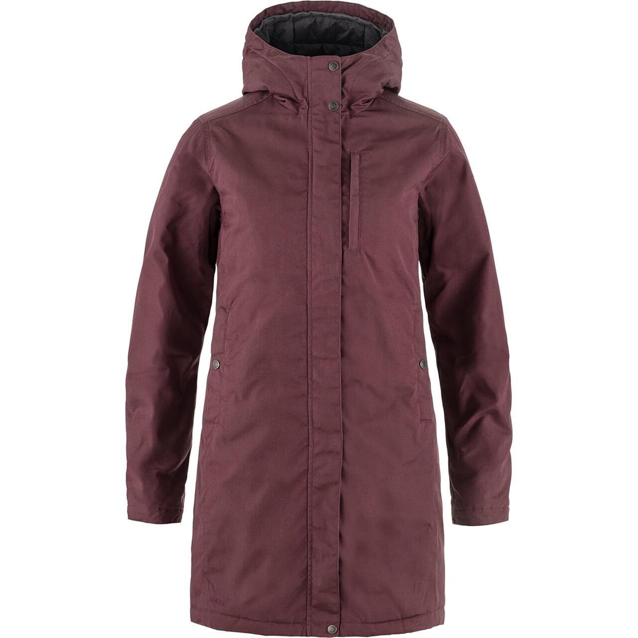 Fjällräven Womens Kiruna Padded Parka  (Rød (PORT/357) Medium)