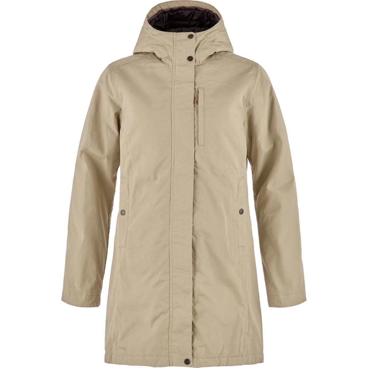 Fjällräven Womens Kiruna Padded Parka  (Beige (FOSSIL/118) XX-small)