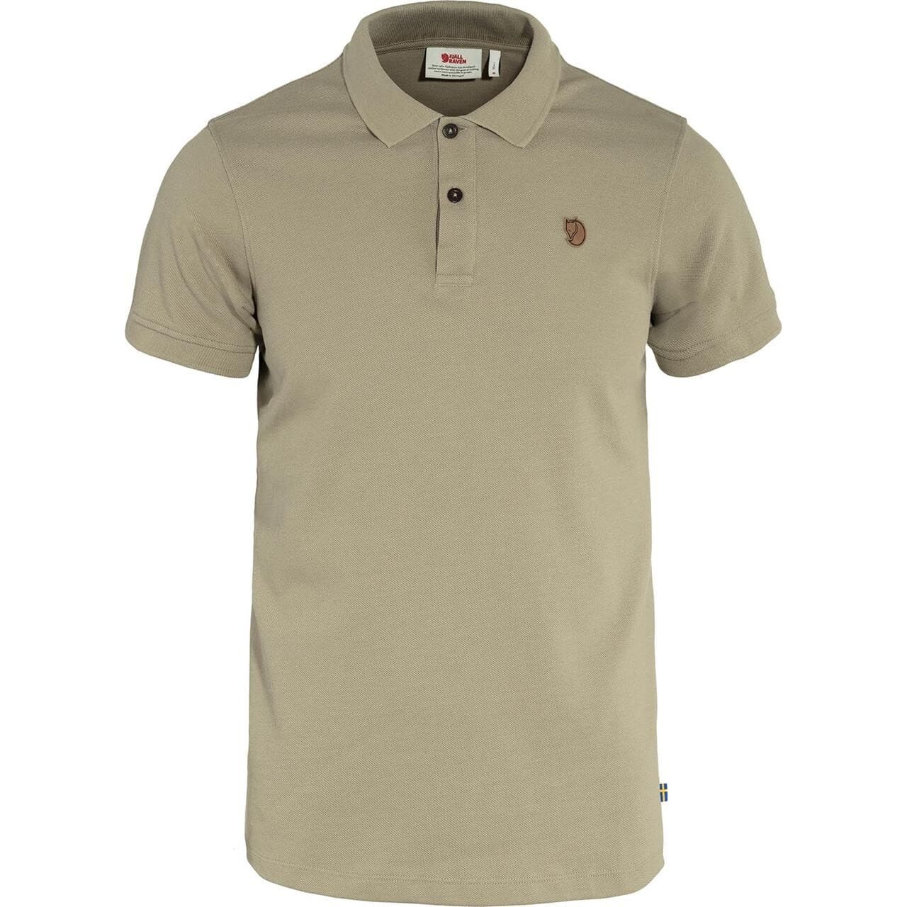 Fjällräven Mens Övik Polo Shirt  (Beige (SAND STONE/195) Medium)