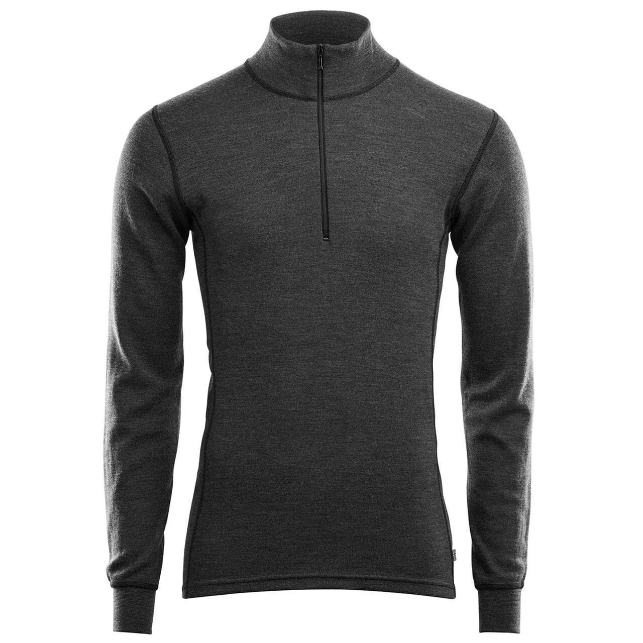 Aclima Mens WarmWool Mock Neck Shirt (Grå (MARENGO/JET BLACK) XX-large)