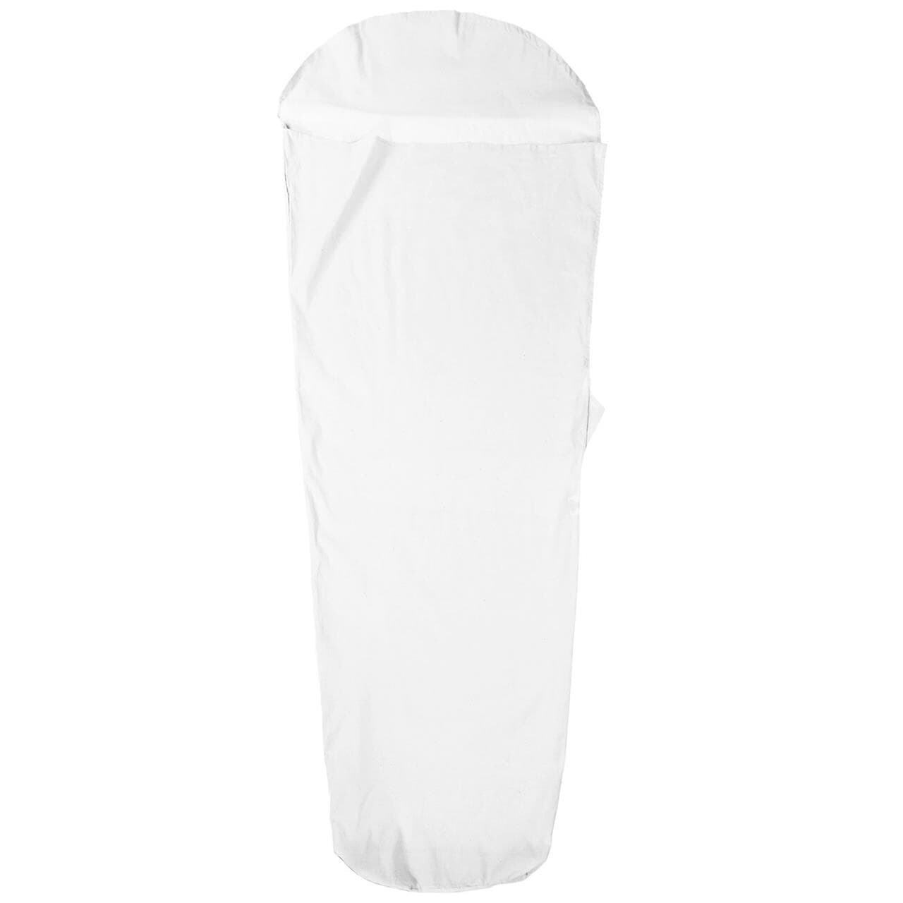 Frilufts Organic Cotton Mummy Liner 220x80/55cm (Hvid (OFF WHITE))