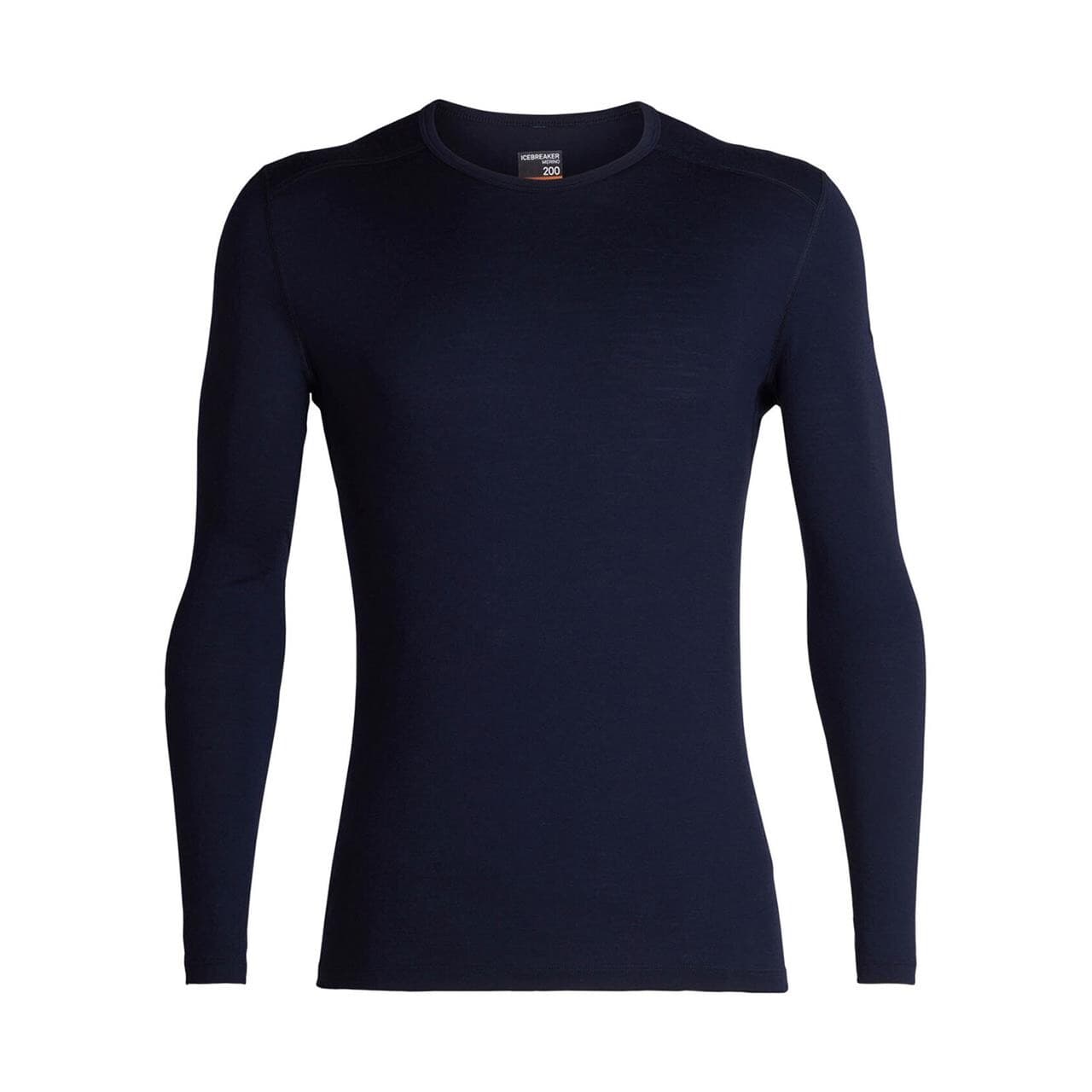 Icebreaker Mens Merino 200 Oasis L/S Crewe (Blå (MIDNIGHT NAVY) Small)