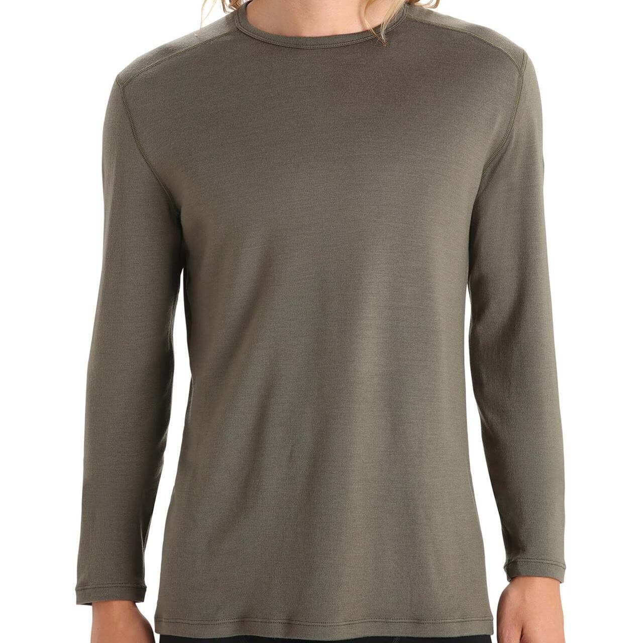Icebreaker Mens 260 Tech L/S Crewe  (Grøn (LODEN) Small)
