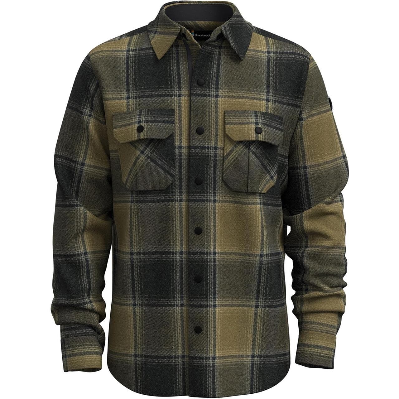 Smartwool Mens Anchor Line Shirt Jacket (Grøn (WINTER MOSS PLAID) Small)