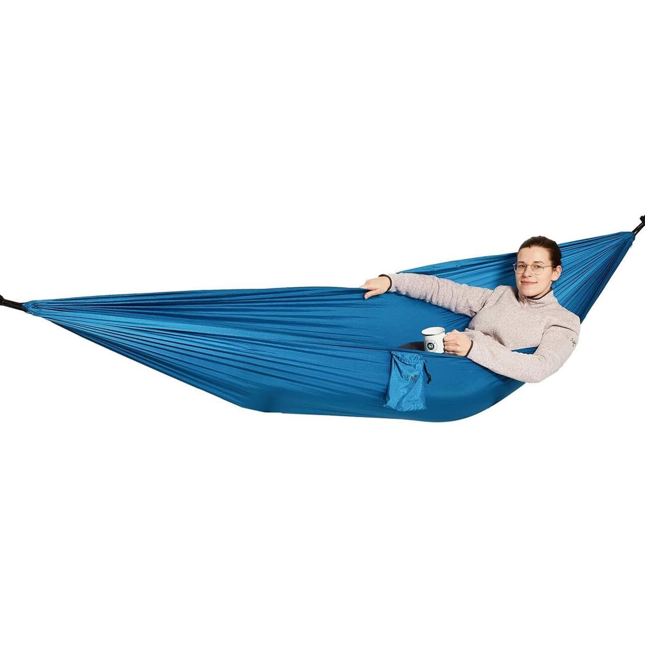 Frilufts Lite Single Hammock (Blå (MEDITERRAINIAN BLUE))