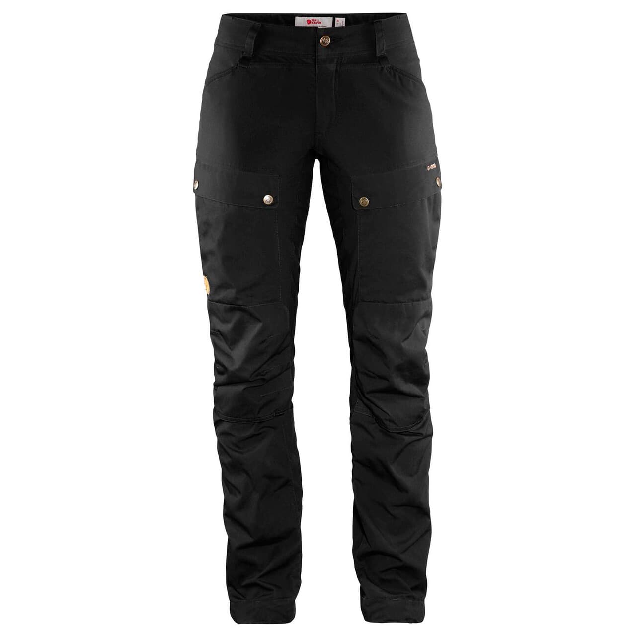 Fjällräven Womens Keb Curved Trousers Regular  (Sort (BLACK/550) 44)