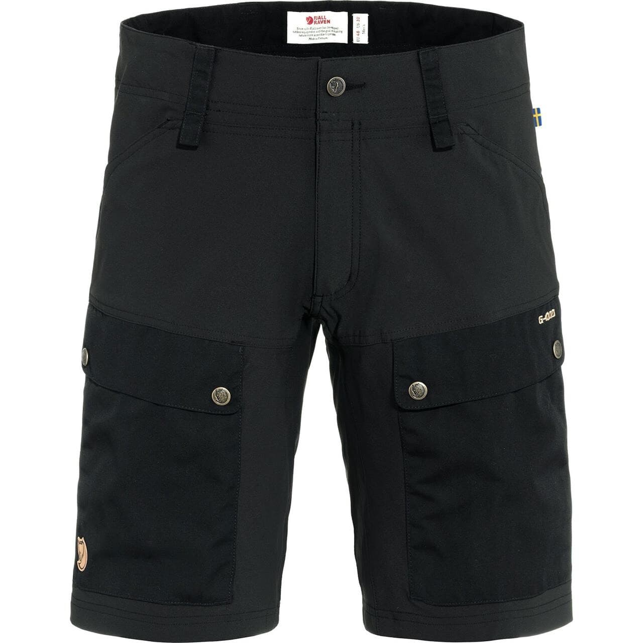 Fjällräven Mens Keb Shorts  (Sort (BLACK-BLACK/550-550) 46)