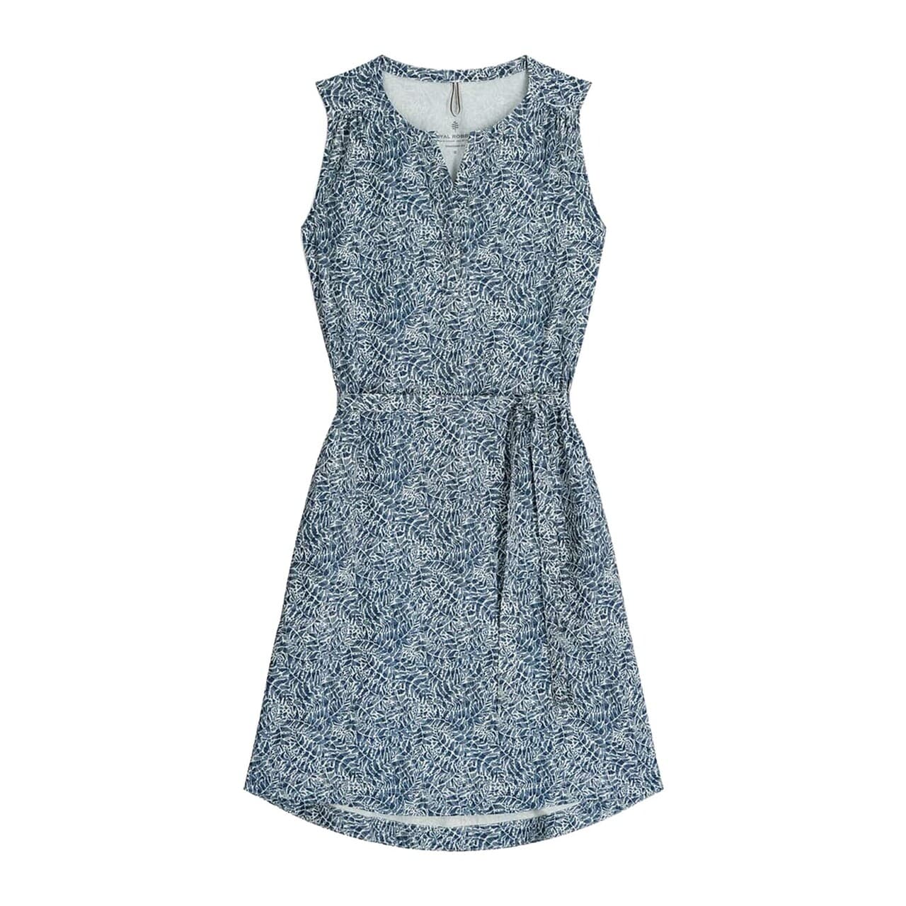 Royal Robbins Womens Spotless Traveler Tank Dress  (Blå (DEEP BLUE BRIAR PT) Small)