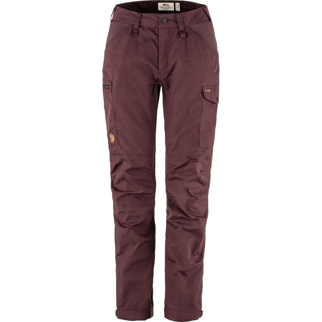 Fjällräven Womens Kaipak Trousers Curved  (Rød (PORT/357) 36)