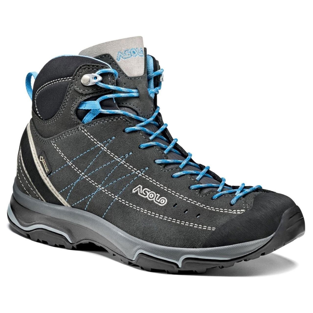 Asolo Womens Nucleon Mid GV  (Grå (GRAPHITE/SILVER/CYAN BLUE) 36 2/3)